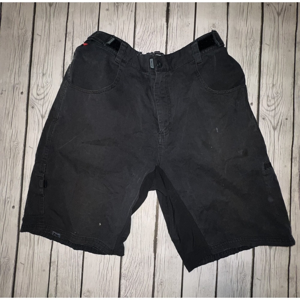 Zoic Mountain Biking Cycling Shorts Mens Large Black Pockets Adjustable